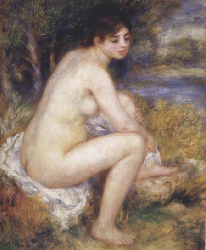 Pierre Renoir Female Nude in a Landscape Germany oil painting art